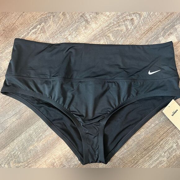 Nike Women's Plus Size Essential High Waist Bikini Bottom-Size 2X - Picture 4 of 10